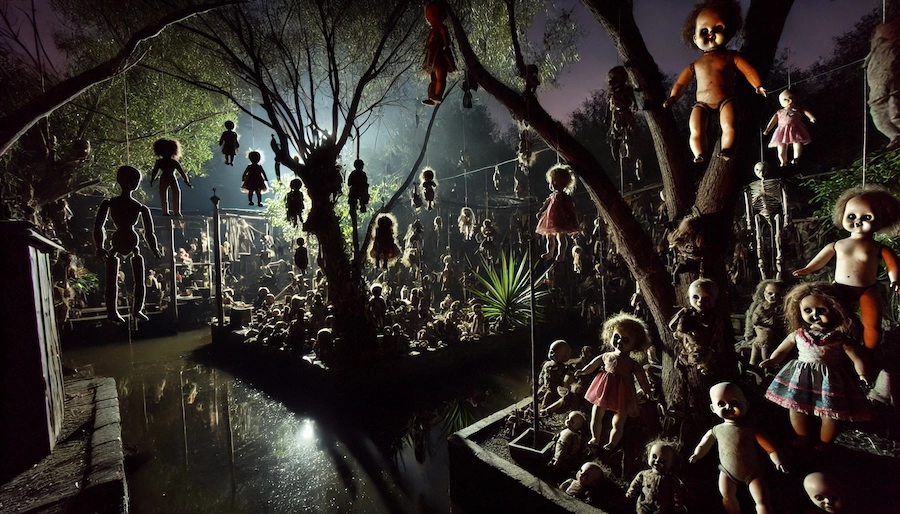 The Island of Dolls in Xochimilco Mexico