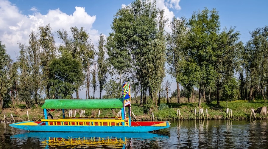 Trajinera at Xochimilco