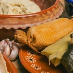 Tamales and the ingredients
